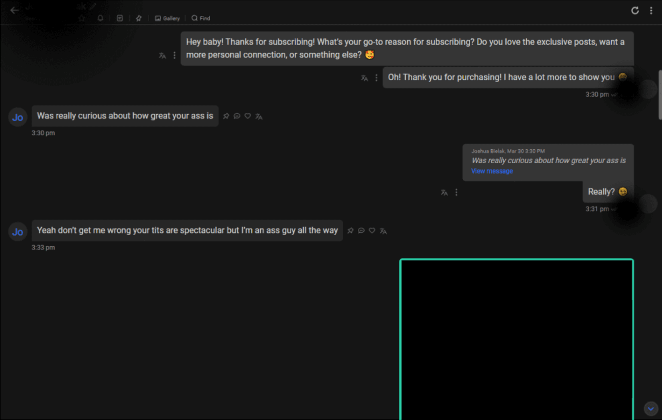 Sample chat