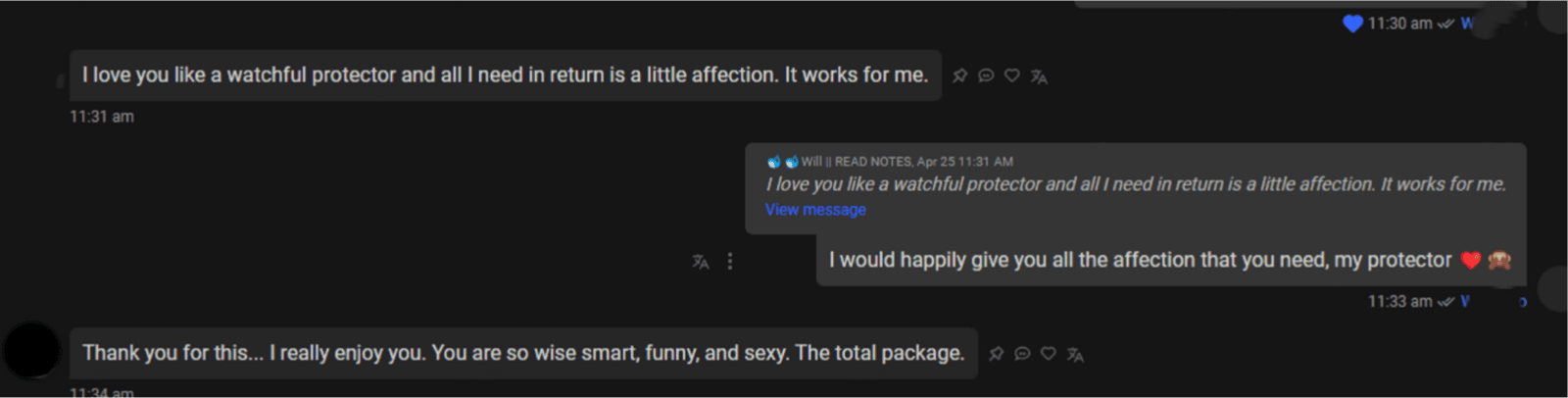 Girl Friend Experience Example 3
